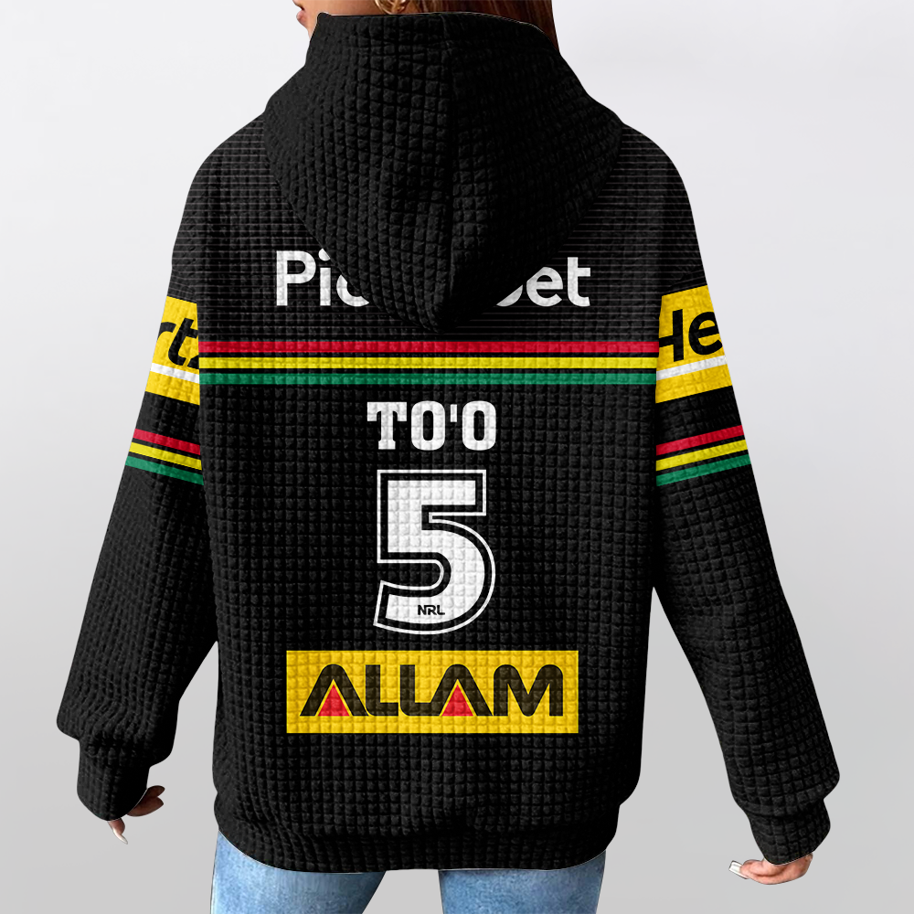 Penrith Brian To'o Unisex Home Waffle Hoodie