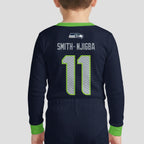 Seahawks Football Inspired Bamboo Two Piece Long Sleeve Pajama Set