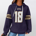 Minnesota V. Rivalries  JJ 18 Football Waffle Hoodie