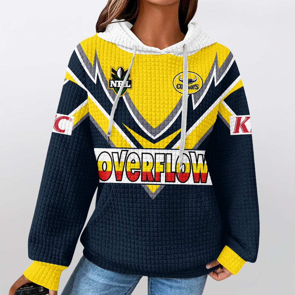 North Queensland 2000 Alternate Away Retro Waffle Hoodie