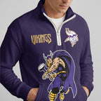 Minnesota V.I.K.I.N.G.S x T.H.O.R Quarterzip Waffle Sweatshirt