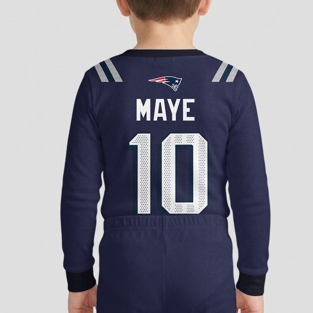 NE Football! Inspired Bamboo Two Piece Long Sleeve Pajama Set