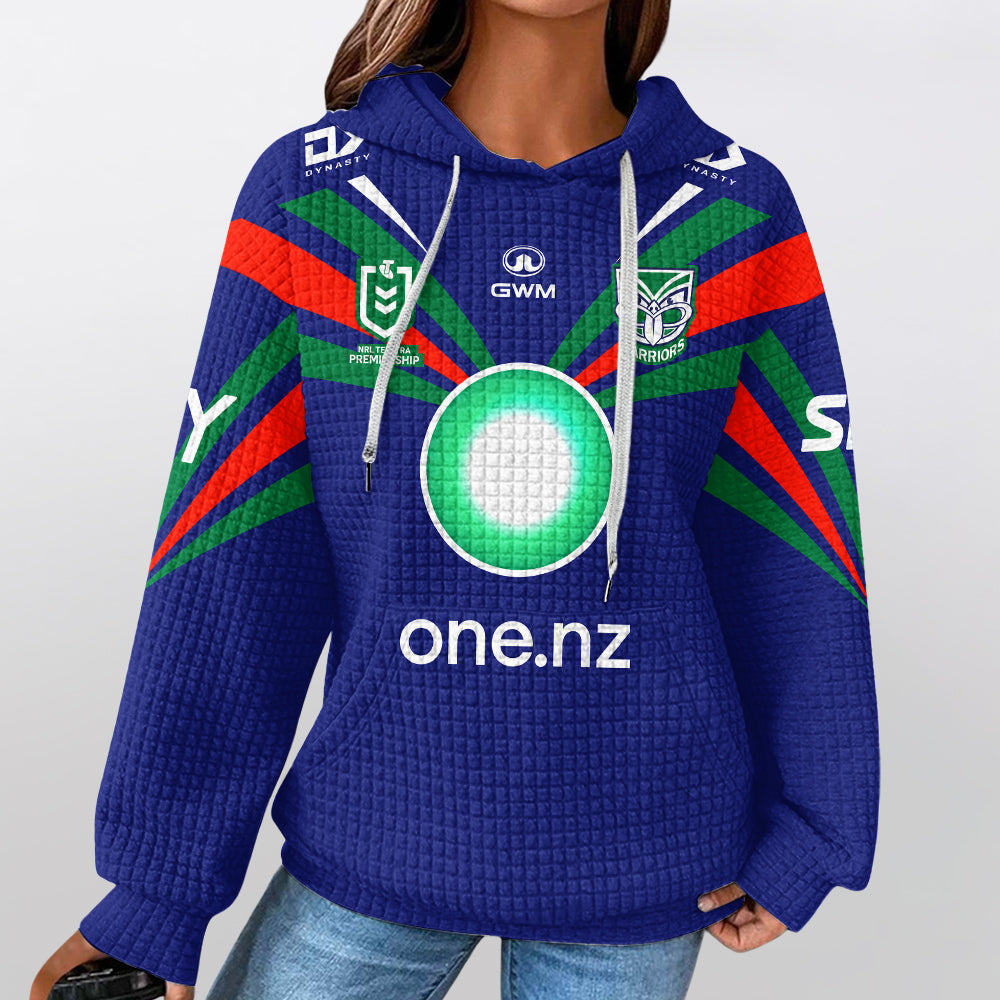 New Zealand 2026 Home Unisex Waffle Hoodie