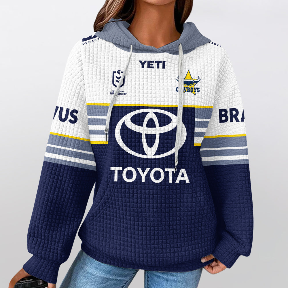 North Queensland Drinkwater 1 Away Waffle Hoodie
