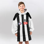 Collingwood Football Blanket Hoodie