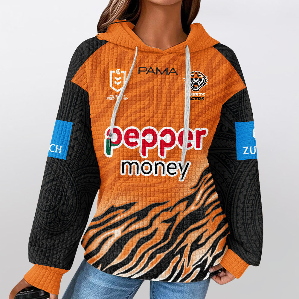 Wests Unisex Cultural Waffle Hoodie