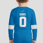 Detroit L. Football JG 0! Inspired Bamboo Two Piece Long Sleeve Pajama Set