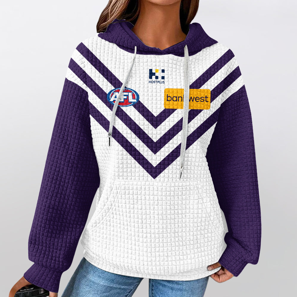 Fremantle Football Unisex Waffle Hoodie