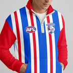 Western Bulldogs Quarterzip Waffle Sweatshirt