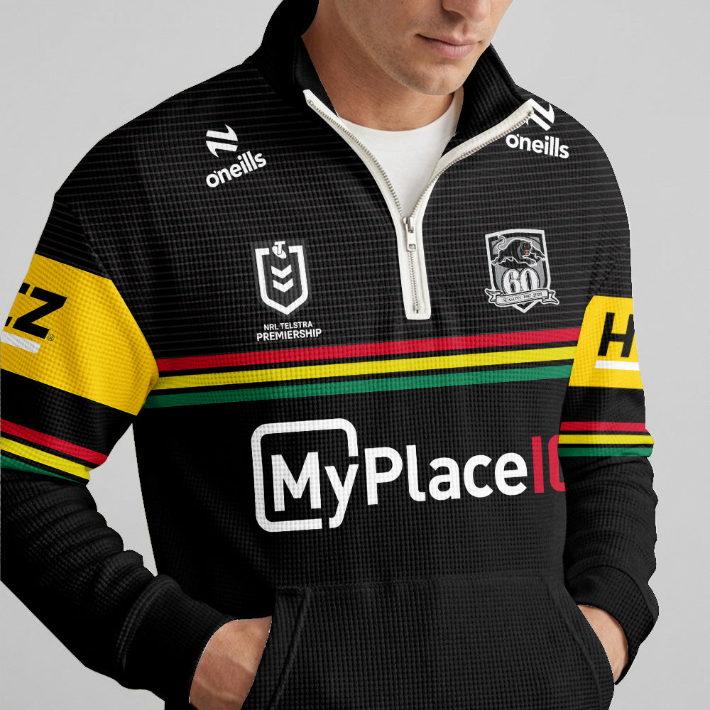 Penrith Quarterzip Waffle Sweatshirt