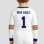 Auburn Tigers Football!! Inspired Bamboo Two Piece Long Sleeve Pajama Set