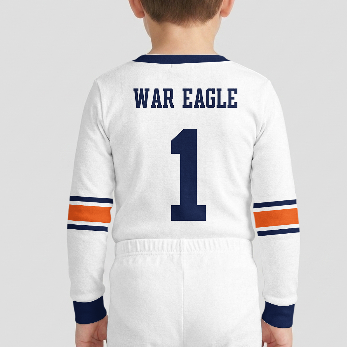 Auburn Tigers Football!! Inspired Bamboo Two Piece Long Sleeve Pajama Set