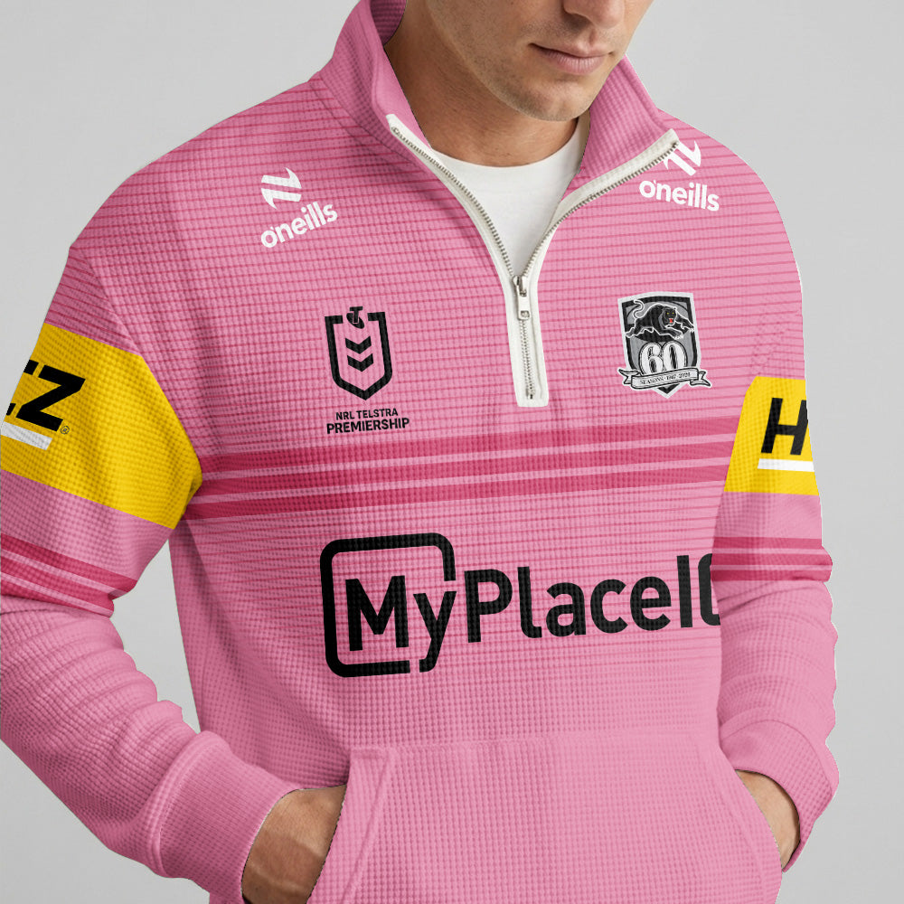 Penrith Quarterzip Waffle Sweatshirt