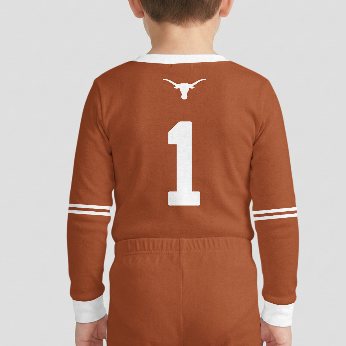 Texas Longhorns Football!! Inspired Bamboo Two Piece Long Sleeve Pajama Set