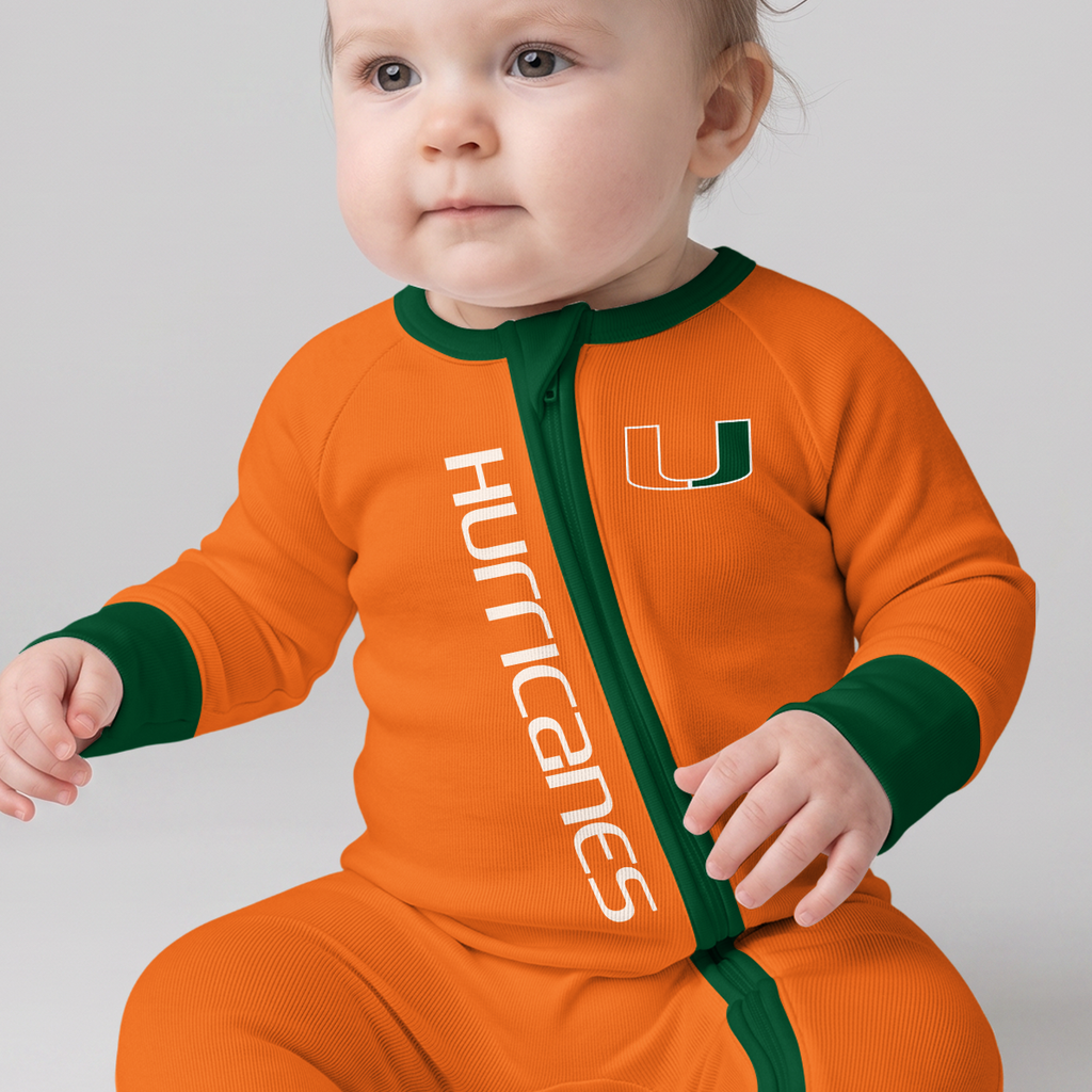 Miami Hurricanes Football!! Inspired Bamboo Convertible Zippy