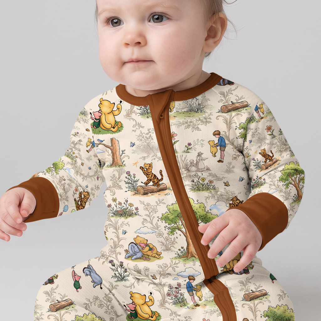 Silly Bear and Friends Bamboo Convertible Zippy