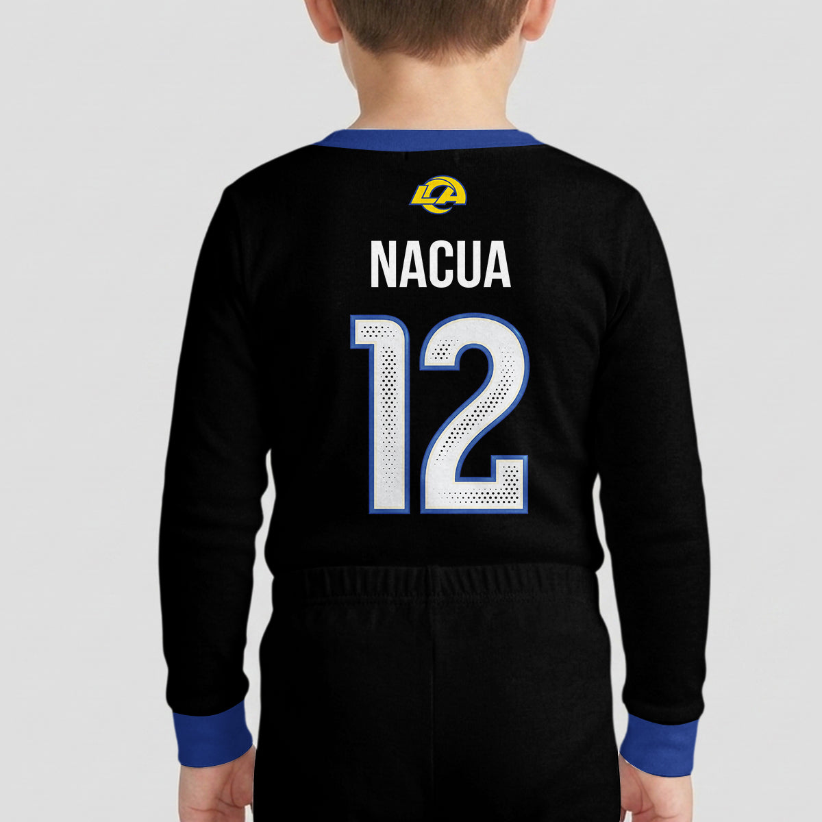 LA Rams Football!! Inspired Bamboo Two Piece Long Sleeve Pajama Set