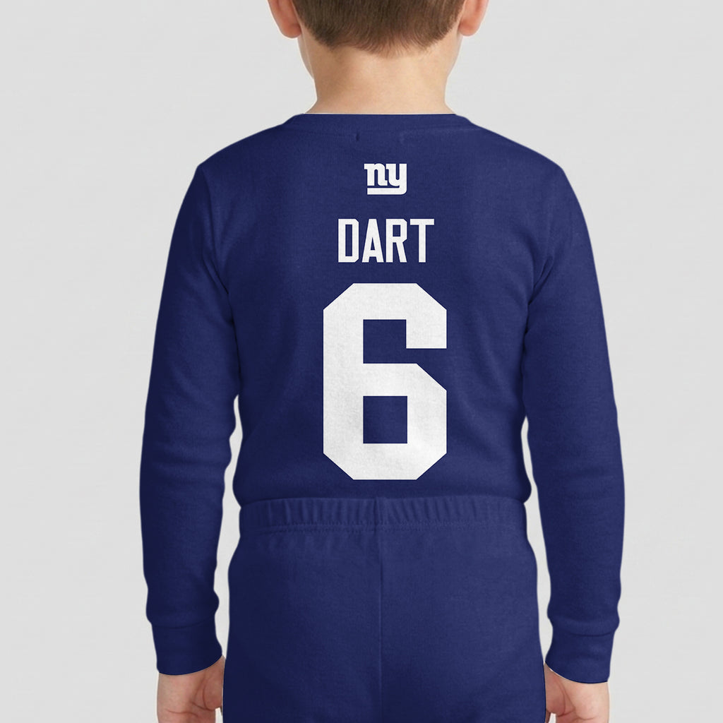 Giants Football! Inspired Bamboo Two Piece Long Sleeve Pajama Set