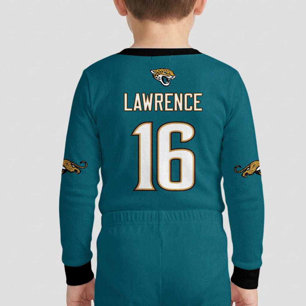 Jacksonville J. Football!! Inspired Bamboo Two Piece Long Sleeve Pajama Set