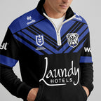 Bulldogs Quarterzip Waffle Sweatshirt