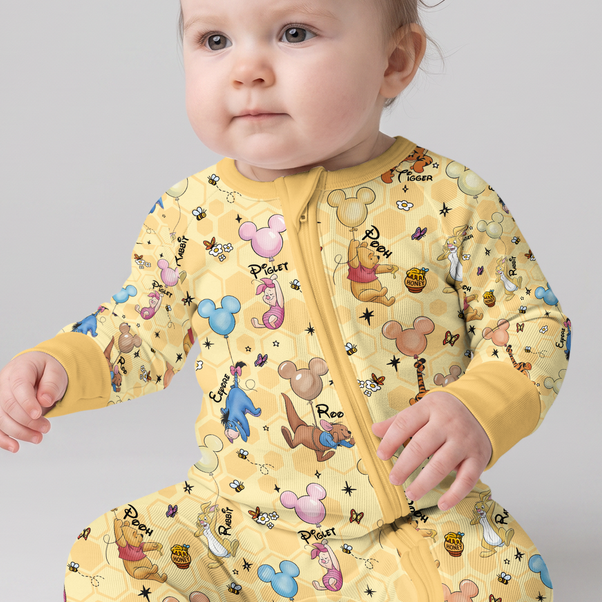 Baloons Bear and Friends Bamboo Convertible Zippy