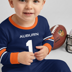 Auburn Tigers Football!! Inspired Bamboo Two Piece Long Sleeve Pajama Set