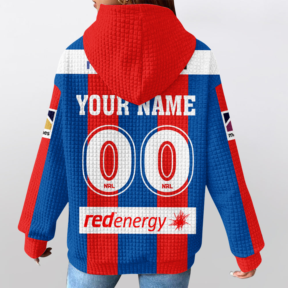 Newcastle Unisex Kalyn Ponga Home Waffle Hoodie