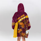 Brisbane Rugby Old School Blanket Hoodie