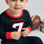 Houston Texans Football!! Inspired Bamboo Two Piece Long Sleeve Pajama Set