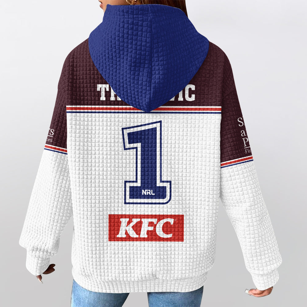 Manly Warringah Trbojevic 1 Home Waffle Hoodie