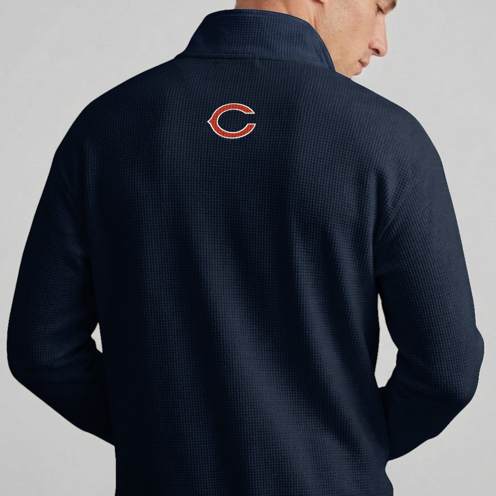 Chicago B.E.A.R.S x B.A.L.O.O Quarterzip Waffle Sweatshirt
