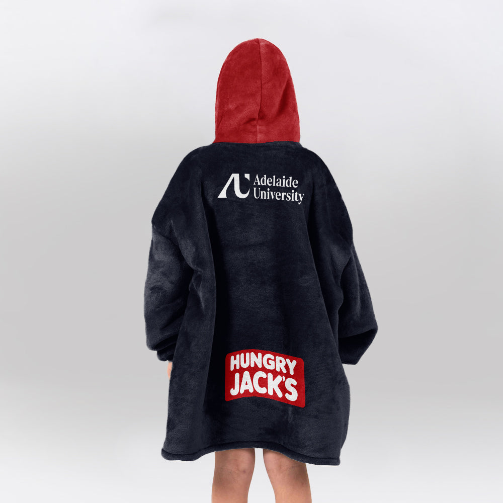 Adelaide Football 2026 Gather Round Blanket Hoodie