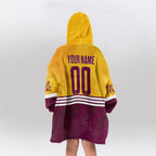 Brisbane Rugby Old School Blanket Hoodie