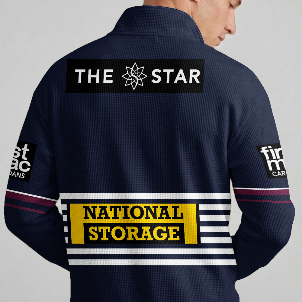 Brisbane Quarterzip Waffle Sweatshirt