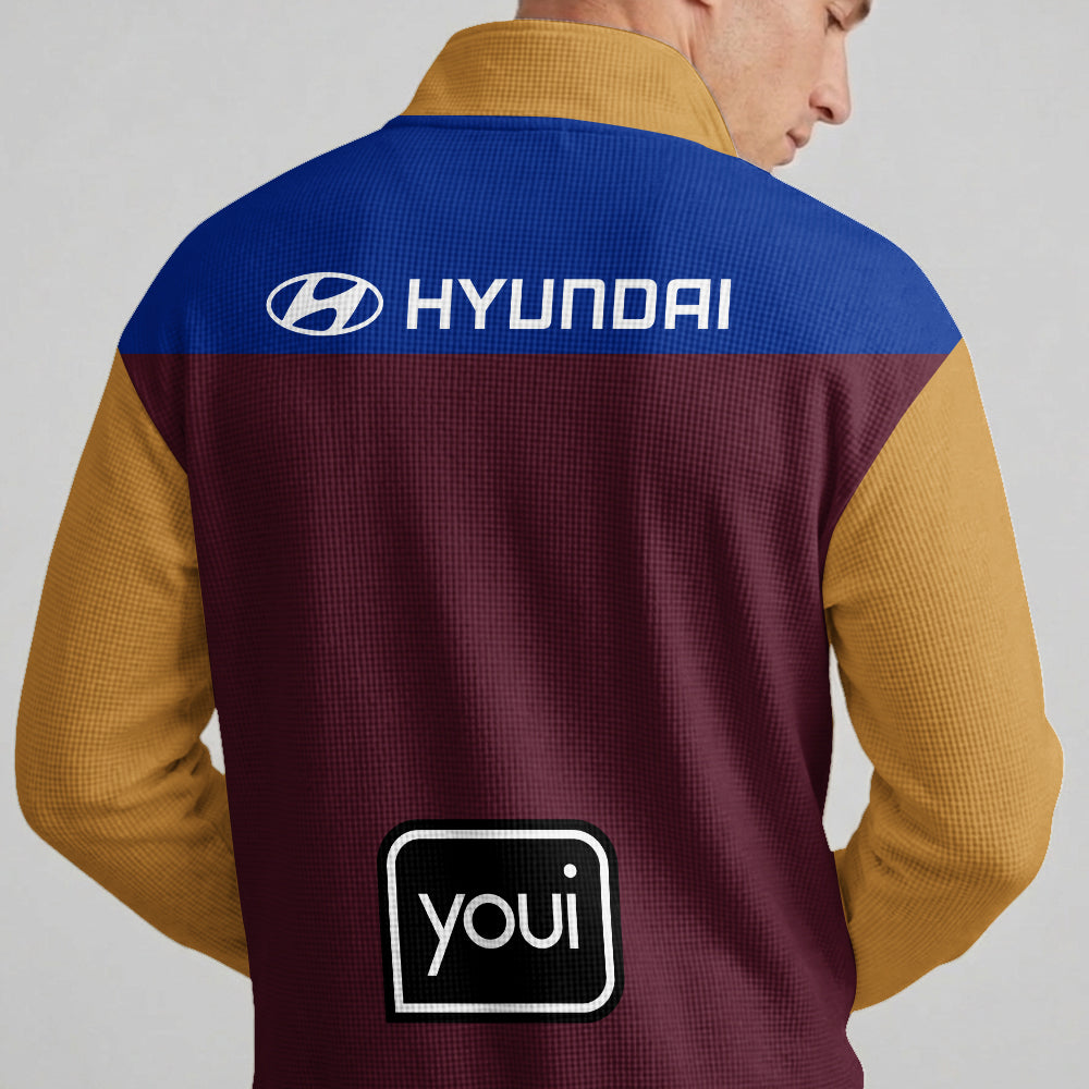 Brisbane Football Quarterzip Waffle Sweatshirt