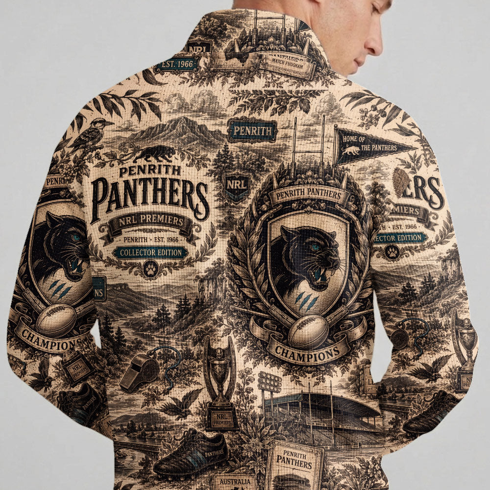 Penrith Quarterzip Waffle Sweatshirt