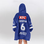 Bulldogs Rugby Crichton Unisex Blanket Hoodie