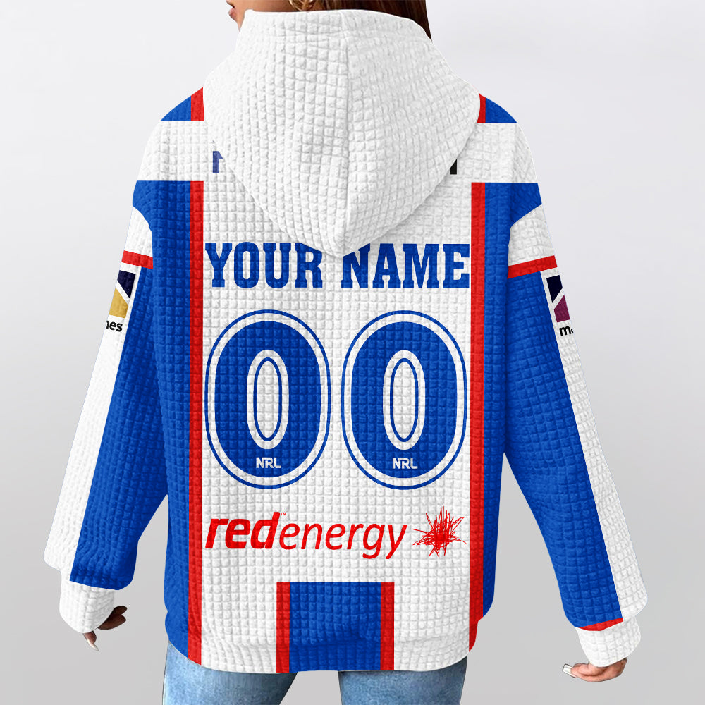 Newcastle Unisex Kalyn Ponga Away Waffle Hoodie