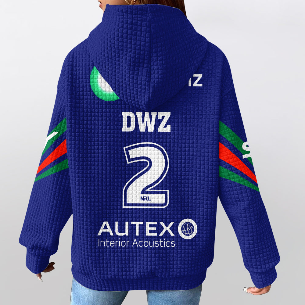 New Zealand 2026 Home Unisex Waffle Hoodie