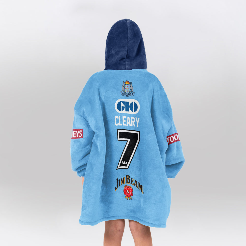 NSW Blues Nathan Cleary Blanket Hoodie