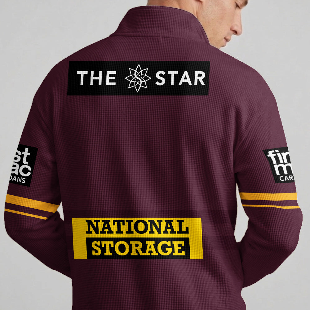 Brisbane Quarterzip Waffle Sweatshirt