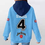 NSW Blues Rugby Waffle Hoodie