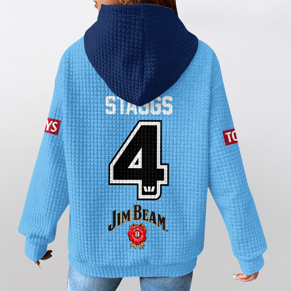 NSW Blues Rugby Waffle Hoodie