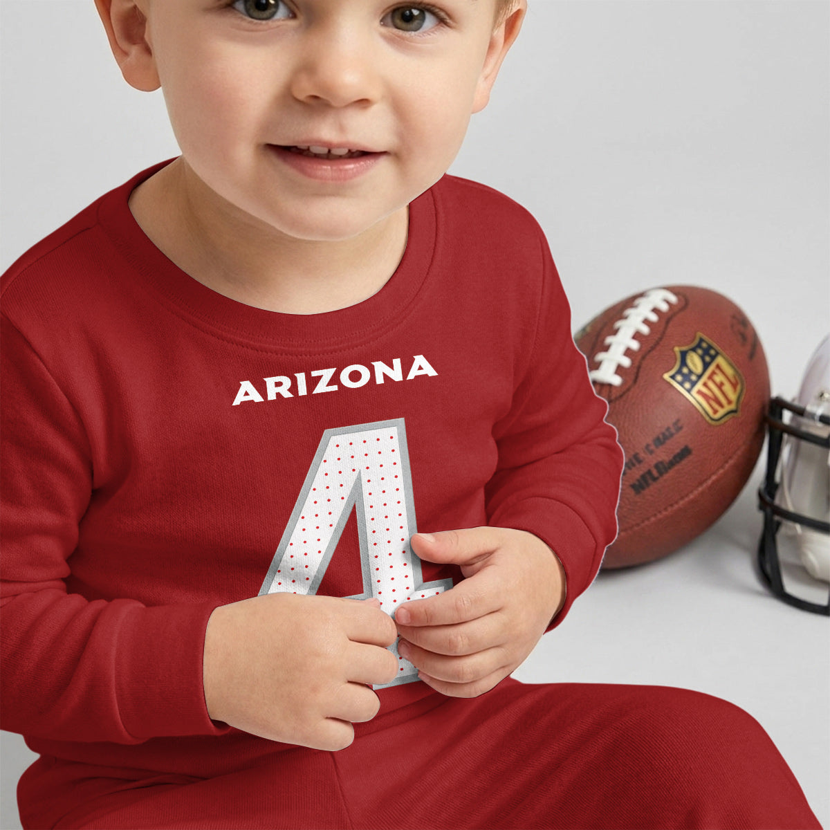 Arizona Cardinals Football!! Inspired Bamboo Two Piece Long Sleeve Pajama Set