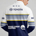 Cowboys Quarterzip Waffle Sweatshirt