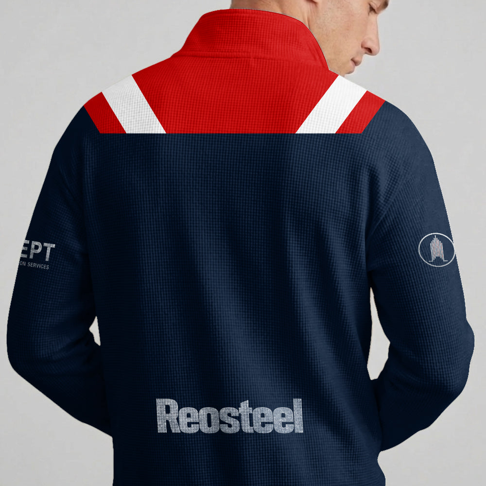 Roosters Quarterzip Waffle Sweatshirt