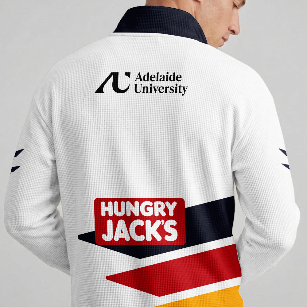Adelaide Football 2026 Quarterzip Waffle Sweatshirt