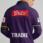 Melbourne Rugby Quarterzip Waffle Sweatshirt