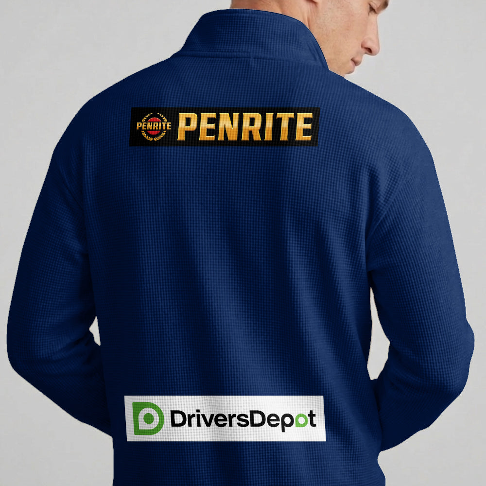Melbourne Quarterzip Waffle Sweatshirt