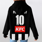 Collingwood Football 10 Pendlebury Waffle Hoodie